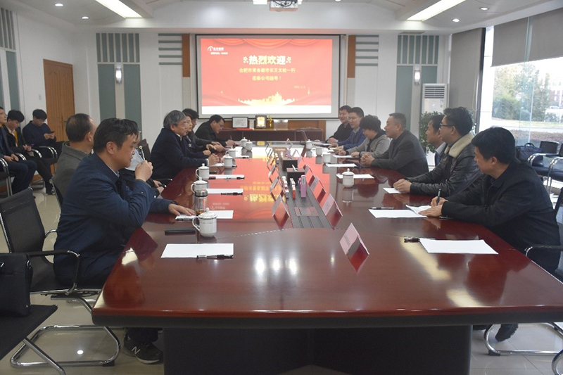 合肥市常務副市長王文松一行蒞臨公司調(diào)研指導